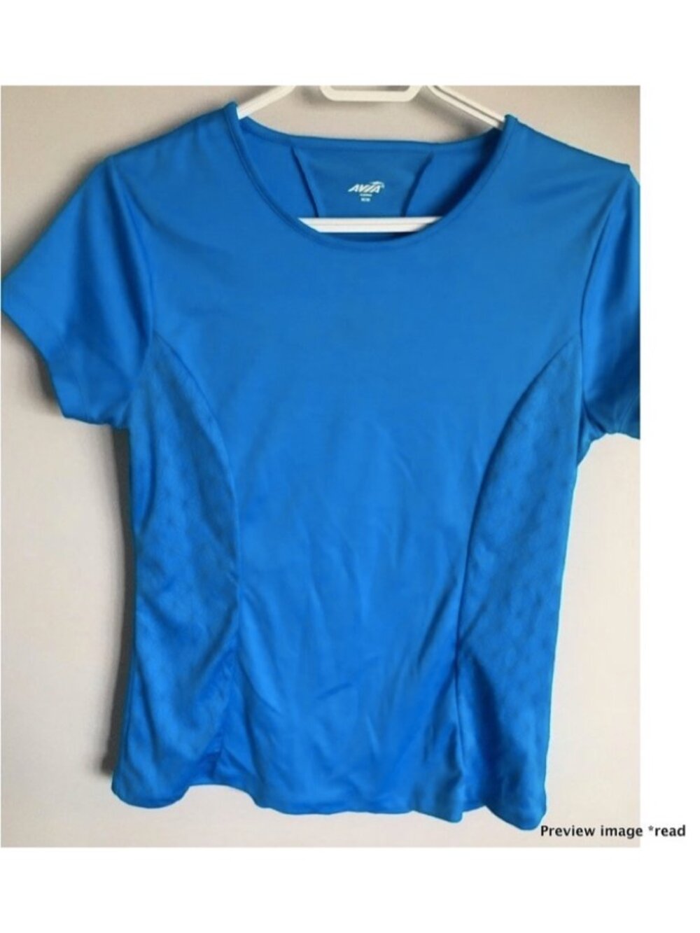 Avia Women’s Short Sleeve Active Tee in Bright Blue